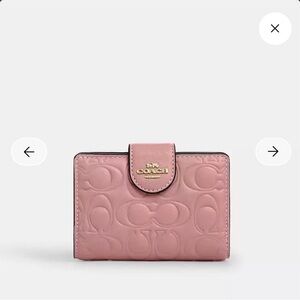 Coach Blush Embossed Wallet